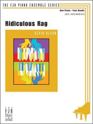 Ridiculous Rag piano sheet music cover Thumbnail